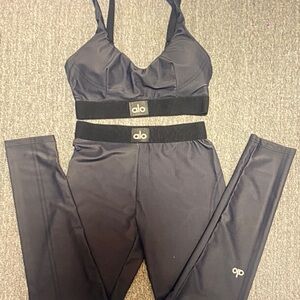 ALO Yoga Black Sports Bra